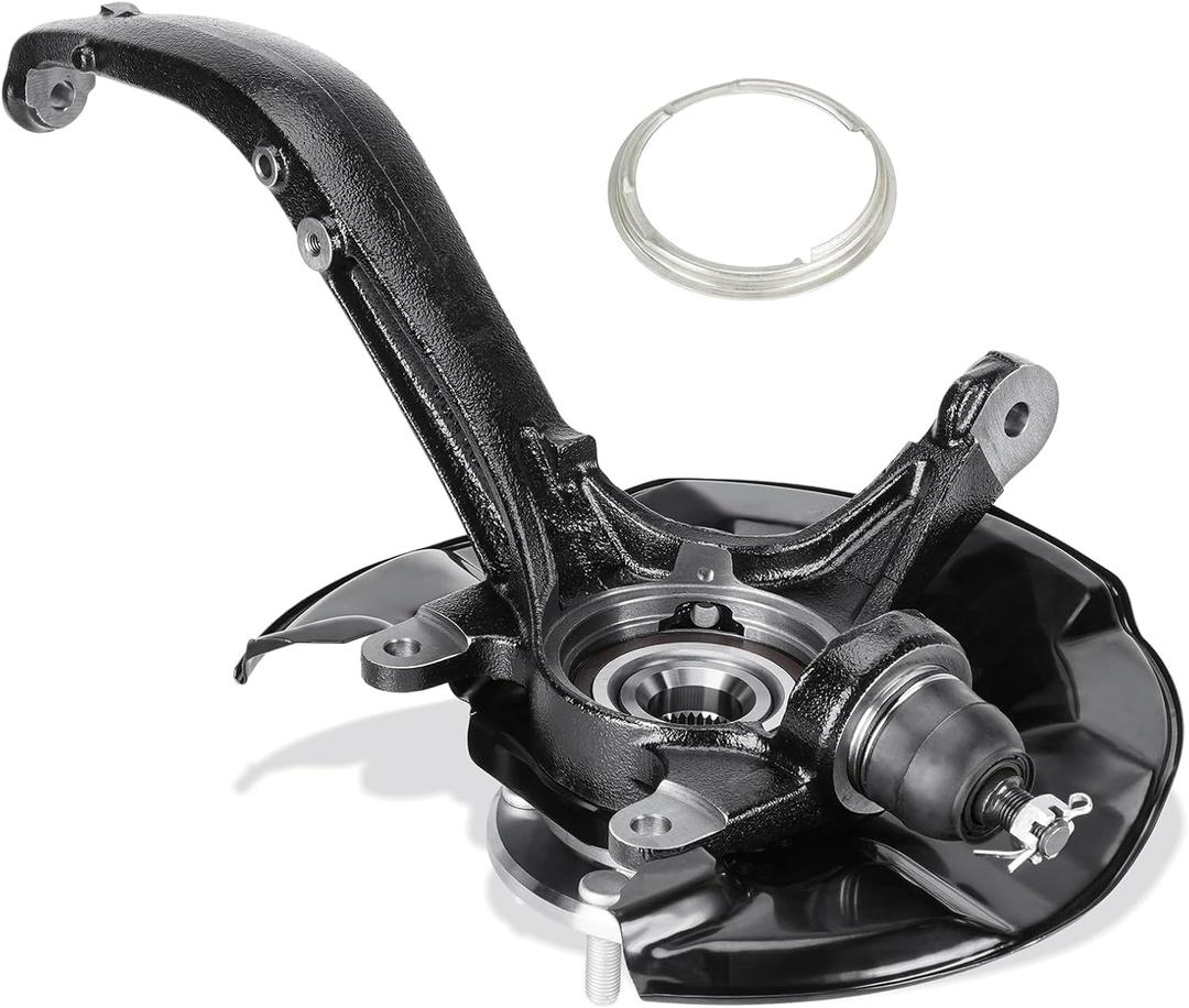 Front Right Steering Knuckle & Wheel Bearing Hub Assembly Compatible with Honda Accord 2008-2012, for Acura TSX 2009-2014, Replace for 698446 LK052 44300TA0A61, Passenger Side