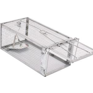 Kensizer Humane Rat Trap, Chipmunk Rodent Trap That Work for Indoor and Outdoor Small Animal - Mouse Voles Hamsters Live Cage Catch and Release 1-Pack
