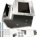 HVAC Box Includes All Parts OEM Parts F31-1036-1, F31-10361, F31-1064-11112, Heater Aluminum Box Fit for Kenworth W900 / W900L, W900B, T600 / T660, T800 AC (Silver)