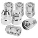 M121.25 Wheel Locking Nuts, Height 1.27" Cone Seat Replacement for GR86 EX35 EX37 M56-5 Locks and 2 Key,Anti-Theft Tire Lock nut