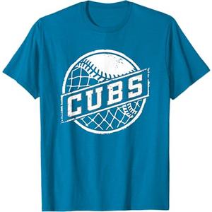 vintage Cubs Apparel For Men Women And kids T-Shirt (Medium,Sapphire Blue)