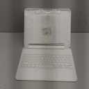 Apple Magic Keyboard Folio: iPad Keyboard and case for iPad (A16 and 10th Generation), Detachable Two-Piece Design That attaches magnetically, Built-in trackpad, US English  White