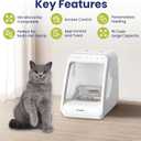 PawsPik Automatic Microchip RFID Cat Feeder,16-Cup, ISO Microchip & PawsPik RFID Tag Compatible, App Control, Portion Control