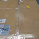 HOOBRO Cat Litter Box Enclosure, Double Door Litter Box Furniture, Hidden Litter Box Furniture, Splash-Proof Litter Control Board, Side Table, Coffee Bedside Table, Rustic Brown FG80MW01