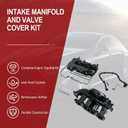 Engine Intake Manifold & Valve Cover Kit 615-380 compatible with 2012-2021 Chevy Sonic Cruze Trax Buick Encore 1.4L Replaces OE 55573746 25193343