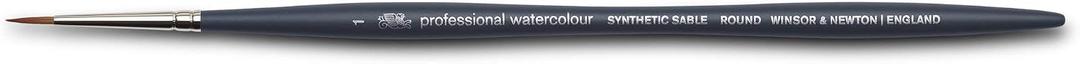 Winsor & Newton Professional Watercolour Synthetic Brush, Round #1