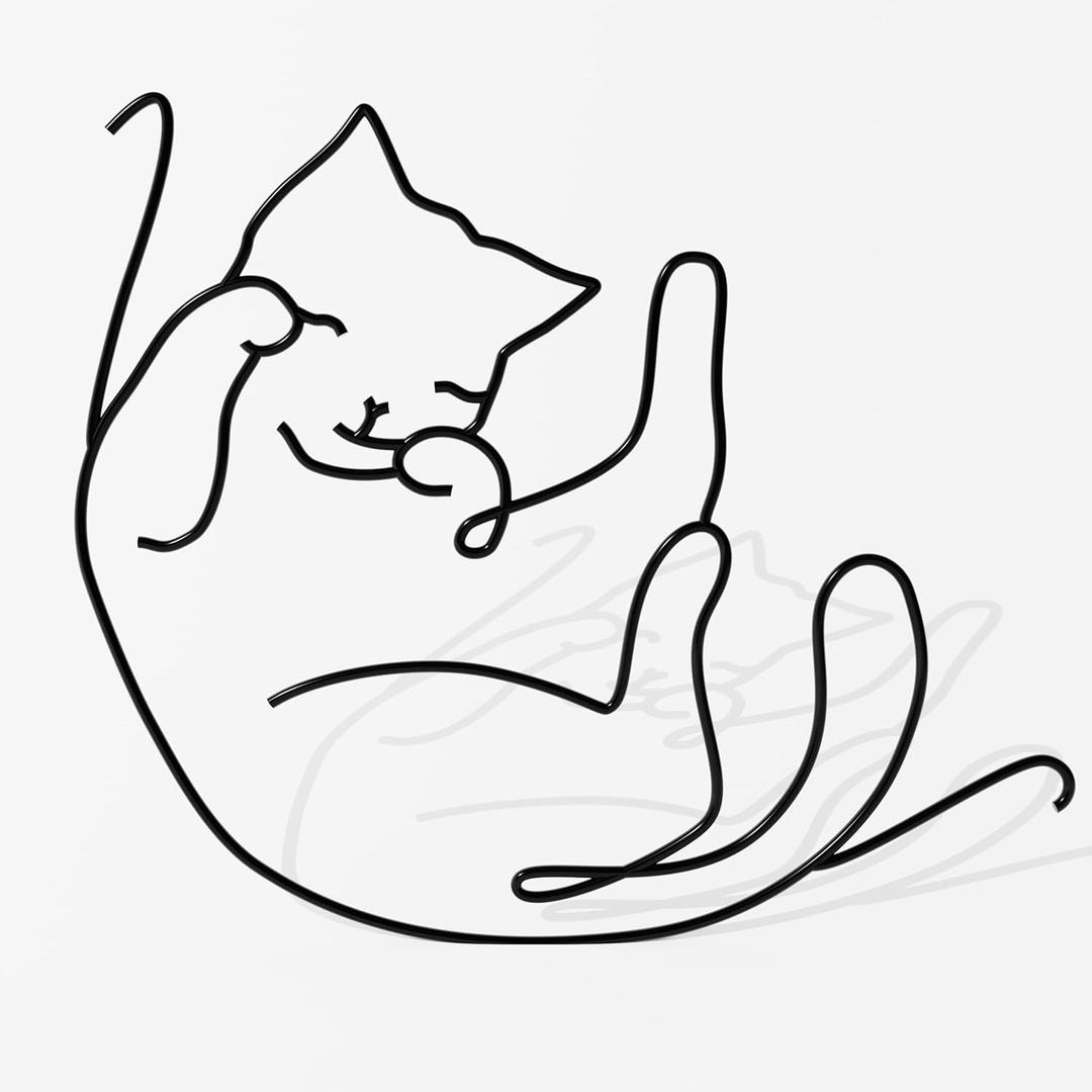 Matani Dog Wall Decor | Dog Wall Art | Metal Wall Art | Metal Wall Decor | Minimalist Room & Living Room Wall Dcor