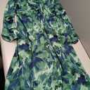 Women's Fall Boho Maxi Dress Floral Long Sleeve V Neck Flowy Belted Elegant Holiday Party Dresses Size XL