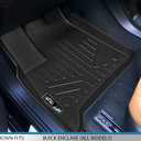 MAXLINER All Weather Custom Fit 2 Row & Cargo Liner Behind The 3rd Row Floor Mat Liner Set Compatible with 2018-2024 Buick Enclave