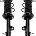 TRQ Rear Strut & Coil Spring Assembly Set Driver & Passenger Sides Compatible with 15-18 Jeep Renegade