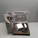 Vinyl Record Player with Dual Stereo Bookshelf Speakers Vintage Turntable with Bluetooth Wireless Playback Belt Drive 3-Speed Playback Record Player Support RCA Out Auto Stop (Wooden)