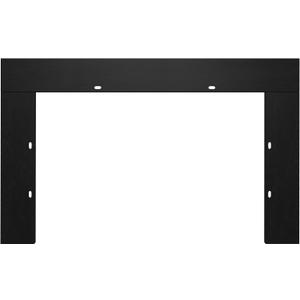Electric Fireplace Insert Trim Kit for 43 inch Fireplace Electric Inserts, Metal Construction Plates, Black-B09R1X7MZR