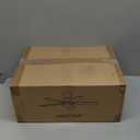 OURSTAR Ceiling Fans with Lights and Remote Control, Low Profile Ceiling Fan with Light LED Dimmable 18W and App Control, 38" White Ceiling Fan with Light, 6 Speed Reversible Blades, Timer 2 Hours