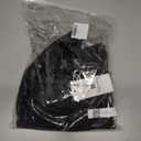 Women Eyelet Tops Casual Ruffle Long Sleeve Shirts Crew Neck Lace Embroidered Blouses Fall Outfits 2025 (Black, M)