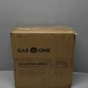 Gas One – 14-Inch Portable Barbecue Grill with 3-Point Locking Lid for Heat Pres