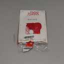 RSLOVE Christmas Thigh High Stockings for Women Sexy Fishnet Tights with Bow Accent Santa Accessory Hosiery One Size (Red Middle Net)