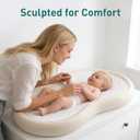 Organic Quilted Thicker Baby Changing Pad Liners 3 Pack Waterproof, Soft & Warm On Baby's Back, Absorbent, Non-Slip, Machine Washable Reusable Diaper Change Mats Liners Fits Peanut Changing Table Pads