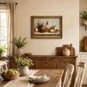 Vintage Gold Framed Wall Art Kitchen Farmhouse Food Still Life Wall Decor, 24"L x 16"W