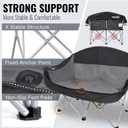 WILDROOTS Double Camping Chair Folding Loveseat 600LBS Patio Balcony Beach, 54.33 x 20.86 x 36.22 inches