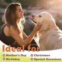 Funny Dog Mom Dog Lover Christmas Gifts for Women, Gag Mothers Day Gifts for New Puppy Fur Baby Owners - Fun Messages Fur Mama Birthday Presents, Pitpull Pug - Cute Mug, 11oz Coffee Cup