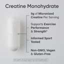Sports Research® Creatine Monohydrate Capsules - Supports Workout Recovery, Lean Muscle gain, Performance and Strength* - Non-GMO, Vegan Certified - 5g per Servings - 30 Servings, Best By 10/2028