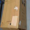 EKO Hudson Matte Stainless 75 Liter/20 Gallon Step Trash Can with Rear Trash Bag Storage Compartment