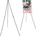 Audio-Visual Direct Lightweight Steel Telescoping Art Display Easel, Collapsible, 65 inches