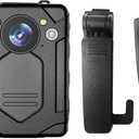 1440P 2K Body Camera, 64GB,14H Battery, 2.0" LCD, USB-C,Night Vision, Waterproof Shockproof Lightweight Data-encrypt Body Cam for Law Enforcement