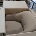 Babyletto Foy Glider in Sand Boucle, Greenguard Gold and CertiPUR-US Certified