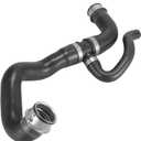 X AUTOHAUX Car Lower Radiator Coolant Hose Water Pump Cooling Pipe 2115014682 for Mercedes-Benz E350 2006-2009