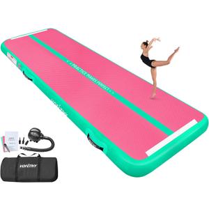VOFiTNY 20’x3.3’x4’’ All Purpose Gymnastics Air Mat Sturdy Tumble Track for Home/ Gym