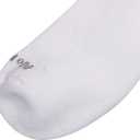 No nonsense Women's Mesh No Show Liner Socks, Cushioned (White)