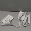 CABOCASA 2 Pack 3FT Flat Plug Extension Cord Power Strip with 3 Outlets, Patented Detachable Ultra-Thin Outlet Cover Concealer & Ultra-Flat Plug, Max. 13A 125V 1625W ETL Listed, White Color