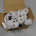 Christmas Village Lights with 10 LED Warm-White Bulb,Decoration for Christmas Village Houses,Halloween Holiday,C7 Light Cord