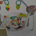 Bright Starts Playful Paradise Portable Compact Automatic Baby Swing with Music, Unisex, Newborn +