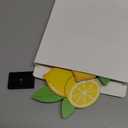 3 Pcs Summer Standing Wooden Lemon Tabletop Home Decor Lemon Wood Table Sign Rustic Wooden Tabletop Centerpiece Fresh Lemonade Tall Standing Block Decorations for Farmhouse Rustic Kitchen