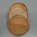Nucookery 3-Tier Wood Bar Glass Rimmer, 5.6" Margarita Salt Rimmer Set, Sugar and Salt Rimmer Tray for Juice Cocktails, Bartender Bar Party Tool, Drinks Bar Accessories Box for Home Bar (Beech Wood)