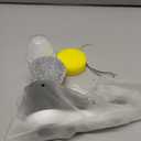 Electric Spin Scrubber, Cordless Shower Scrubber with Battery Level Display, 2 Speeds Electric Scrubber for Cleaning with 6 Replaceable Heads, Cleaning Brush for Bathroom/Sink/Window (White)