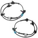 2PCS Front ABS Wheel Speed Sensor Left & Right Fit for Chevy Avalanche Express Silverado Suburban Tahoe, GMC Savana Sierra Yukon XL, Cadillac Escalade, ABS Sensor Replace # ALS482, 19181873