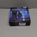 2-in-1 Dog Shock Collar & Dog Bark Collar - Smart Anti Barking Dog Training Collar with 5 Adjustable Sensitivity & 3300FT Remote for All Breeds IP67 Waterproof E-Collar (Black)