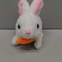Nenrte Bunny Realistic Bunny, Realistic B.unny Toy, Easter Bunny Toy, 2026 New BunnyToys Educational Interactive Toys Can Walk and Talk, Hopping Realistic Toy for Kids(with Carrot)