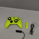 W&O Wireless Controller Compatible With Xbox One, Xbox Series X/S, Xbox One X/S, PC, With RGB LED Light, Mappable Buttons, 3.5mm Headphone Jack, With 2.4GHZ Wireless Adapter Gamepad (Electric Volt)