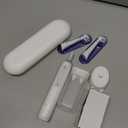 Oral-B iO Deep Clean Rechargeable Electric Powered Toothbrush, White with iO Series 3 Limited, 2 Brush Heads and Travel Case - Pressure Sensor to Protect Gums - 3 Cleaning Settings - 2 Minute Timer