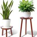 Eocogup Plant Stand Indoor,
2 Pack Single
Indoor,Planter Stand,Multi-purpose Plant Shelf for Living Room Balcony Garden Patio Office,Walnut