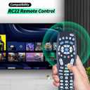 RC122 RC1226001/04B WDZP New Replacement Remote Control Applicable for Spectrum Time Warner Charter