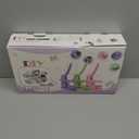 Square Magnet Button Maker Press Machine with 100 Sets Square Badge Making Supplies 2'' x 2'', Custom Fridge Badges  Ideal for Parties, Events, Business, School (Purple)