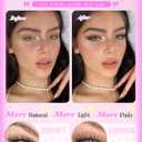 Natural Lash Clusters Venus Wispy Cluster Eyelash Extensions Invisible Thin Band Eyelash Cluster 8-16mm DIY Lash Extensions with Clear Band Individual Lashes Clusters Natural Look by WTVANE