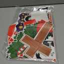 Christmas Nativity Bulletin Board Decoration Sets Joy to The World Christian Paper Cutting Jesus Birth Religious Faith Cardboard Cut-Outs for Xmas Holiday Sunday School Classroom Chalkboard Wall Decor