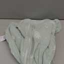 ZIGJOY Baby Transitional Swaddles for Newborns: 0.5 Tog Arms Up Sleep Sack 3-6 Months Soft Cotton Shark Fin 2 Way Zipper (Leaf)