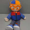 Blippi Get Ready and Play Plush - 20-inch Dress Up Plush with Sounds, Teaches Children to Tie Shoes, Button Shirts, Snap Suspenders, Zip Vest-Jacket, Roll Sleeves and Socks and More